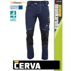   Cerva NEURUM NAVY PERFORMANCE prémium extra rugalmas stretch SLIMFIT nadrág - munkaruha