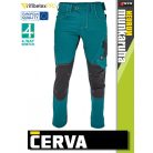Cerva NEURUM PETROL PERFORMANCE prémium extra rugalmas stretch SLIMFIT nadrág - munkaruha