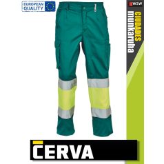   Cerva CIUDADES YELLOWGREEN BILBAO technikai deréknadrág - munkaruha