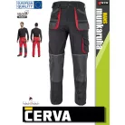 Cerva F&F HANS BLACK pamut technikai deréknadrág - munkaruha
