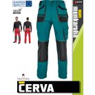 Cerva F&F HANS GREEN pamut technikai deréknadrág - munkaruha