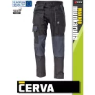 Cerva MAX NEO BLACK pamut technikai deréknadrág - munkaruha