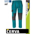 Cerva MAX NEO GREEN pamut technikai deréknadrág - munkaruha