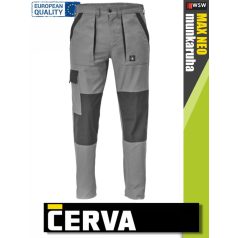 Cerva MAX NEO GREY pamut technikai deréknadrág - munkaruha