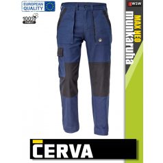 Cerva MAX NEO NAVY pamut technikai deréknadrág - munkaruha