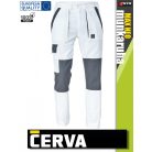 Cerva MAX NEO WHITE pamut technikai deréknadrág - munkaruha