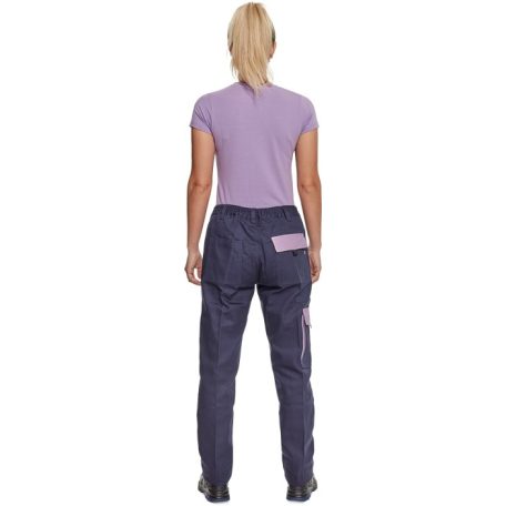 Cerva MAX NEO BLACK pamut női technikai deréknadrág - munkaruha