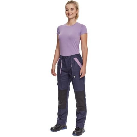 Cerva MAX NEO BLACK pamut női technikai deréknadrág - munkaruha