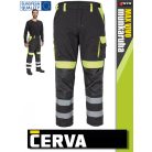 Cerva MAX VIVO BLACKHVY reflex technikai láthatósági munkanadrág - munkaruha