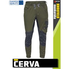   Cerva NEURUM OILGREEN jogger stretch SLIMFIT nadrág - munkaruha