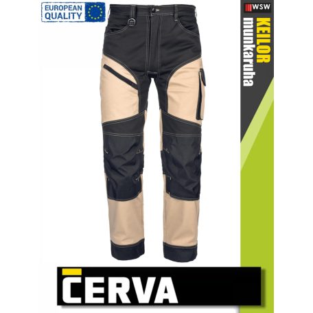 Cerva KEILOR BEIGE technikai derekas munkanadrág - munkaruha