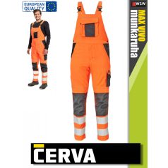   Cerva MAX VIVO HVORANGE technikai láthatósági kantárosnadrág - munkaruha
