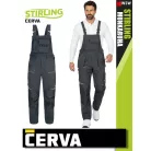 Cerva STIRLING BLACK stretch pamutgazdag technikai kantárosnadrág - munkaruha