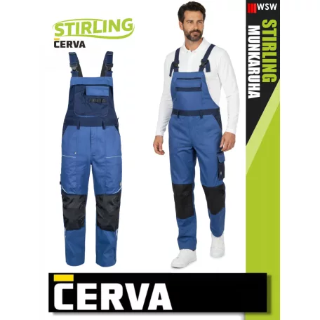 Cerva STIRLING BRICK stretch pamutgazdag technikai kantárosnadrág - munkaruha