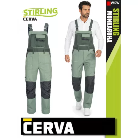 Cerva STIRLING BRICK stretch pamutgazdag technikai kantárosnadrág - munkaruha