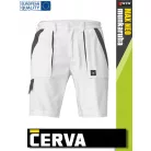 Cerva MAX NEO WHITE pamut technikai rövidnadrág - munkaruha