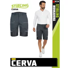 Cerva STIRLING BLUE stretch pamutgazdag technikai rövidnadrág - munkaruha