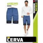 Cerva STIRLING BLUE stretch pamutgazdag technikai rövidnadrág - munkaruha