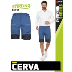   Cerva STIRLING BLUE stretch pamutgazdag technikai rövidnadrág - munkaruha