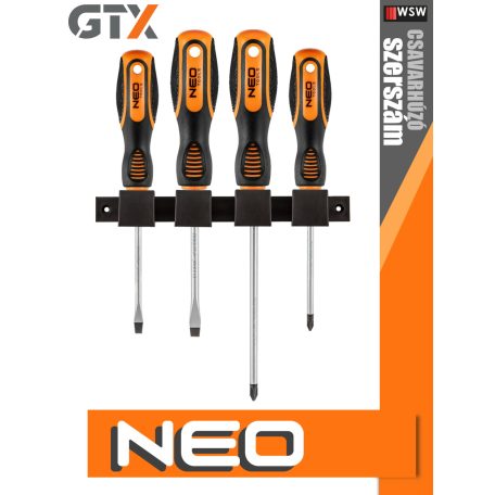 Neo Tools csavarhúzó készlet 4 db-os - szerszám