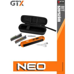 Neo Tools akkus bitkészlet 4V - szerszám
