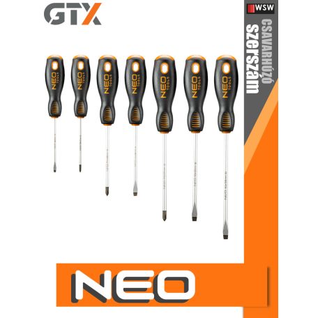 Neo Tools csavarhúzó készlet 7 db-os - szerszám