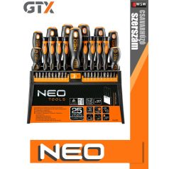 Neo Tools csavarhúzó készlet 37 db-os - szerszám