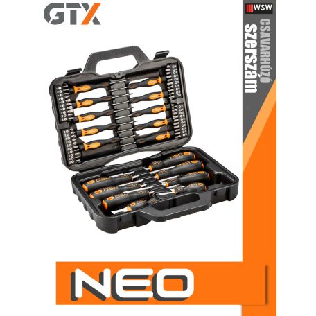 Neo Tools csavarhúzó készlet 58 db-os - szerszám