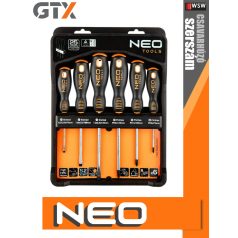 Neo Tools csavarhúzó készlet 6 db-os - szerszám