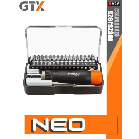 Neo Tools csavarhúzó készlet 17 db-os - szerszám