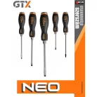 Neo Tools üthető csavarhúzó készlet 5 db-os - szerszám