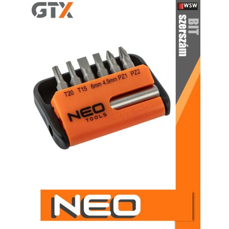 Neo Tools bitkészlet 7 db - szerszám