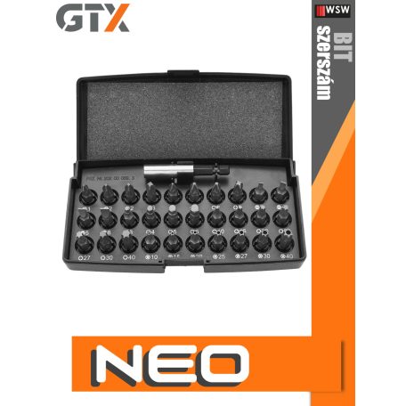 Neo Tools bitkészlet 31 db - szerszám