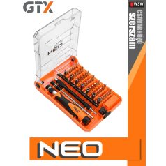Neo Tools műszerész csavarhúzó készlet 45 db-os - szerszám   Neo Tools műszerész csavarhúzó készlet 45 db-os - szerszám