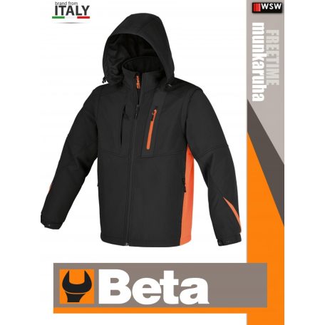 Beta FREETIME BLACK softshell prémium technikai kabát - munkaruha