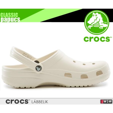 Crocs CLASSIC BEIGE könnyített papucs - lábbeli