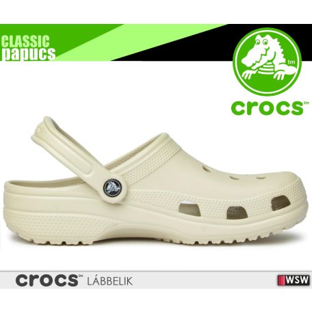 Crocs CLASSIC CREAM könnyített papucs - lábbeli