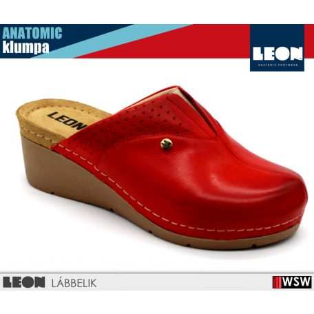 Leon ANATOMIC 1002 RED komfort női klumpa