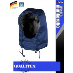 Qualitex PILOT NAVY télikabát bélelt kapucni - munkaruha