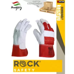   Rock Safety marha hasíték tenyerű kombinált kesztyű - 120 pár munkakesztyű - KARTON KEDVEZMÉNY 