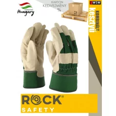   Rock Safety marha hasíték tenyerű kombinált kesztyű - 120 pár munkakesztyű - KARTON KEDVEZMÉNY 
