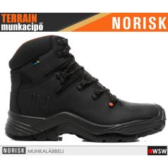   Norisk TERRAIN HIGHLAND BLACK S3 technikai prémium kompozit vízálló munkacipő - munkabakancs