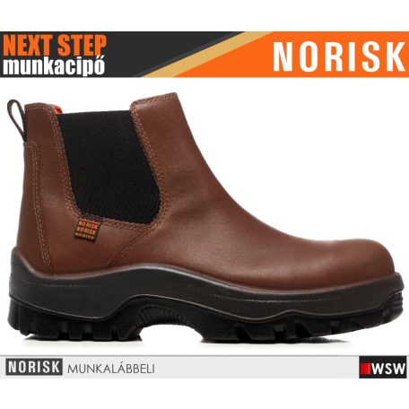Norisk NEXT STEP DENVER BROWN S3 technikai prémium kompozit munkacipő - munkabakancs