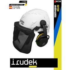   Irudek OREKA FORESTAL erdőgazdasági racsnis sisak, fül és szemvédő - egyéni védőeszköz zuhanásgátlás 