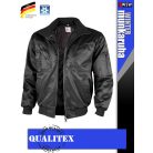 Qualitex PILOT BLACK prémium bomber téli kabát - munkaruha