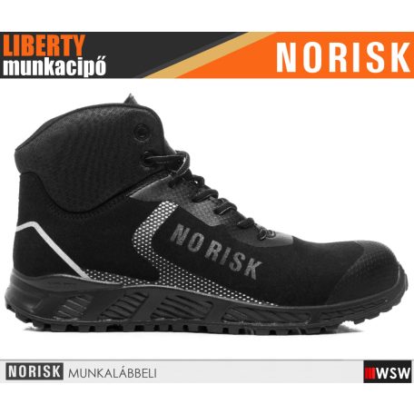 Norisk LIBERTY BLACK PANTHER BLACK S3 technikai prémium kompozit munkacipő - munkabakancs