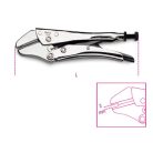 Hűtőszerelő önzáró fogó, krómozott_1056