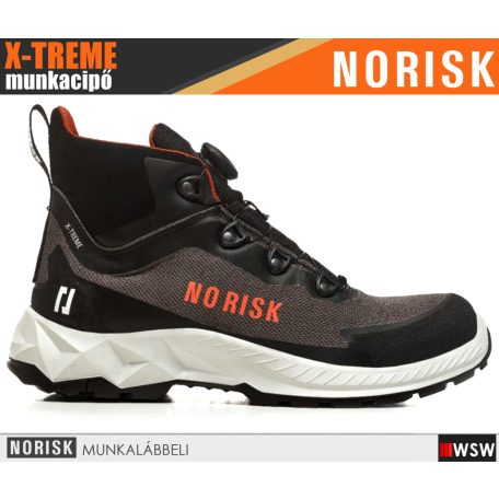 Norisk X-TREME GREY S3L technikai prémium kompozit önbefűzős munkacipő - munkabakancs