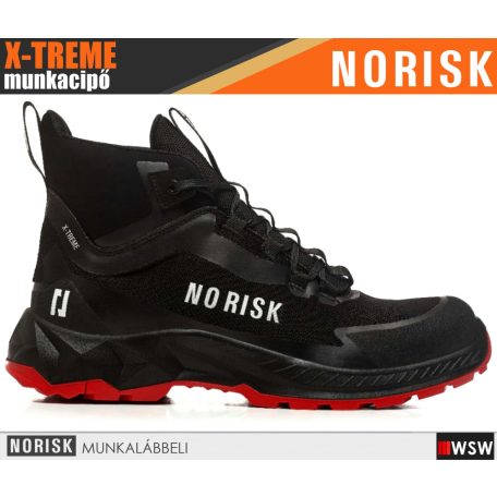 Norisk X-TREME BLACKRED S3L technikai prémium kompozit munkacipő - munkabakancs