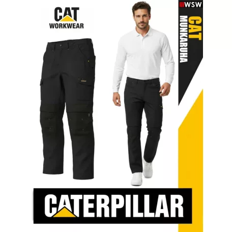 Cterpillar CAT BLACK technikai kevertszálas deréknadrág - munkaruha